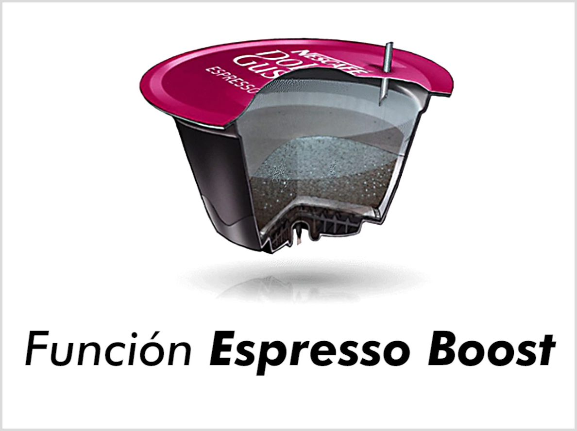Función Espresso Boost de la cafetera Genio S Plus de Nescafé Dolce Gusto